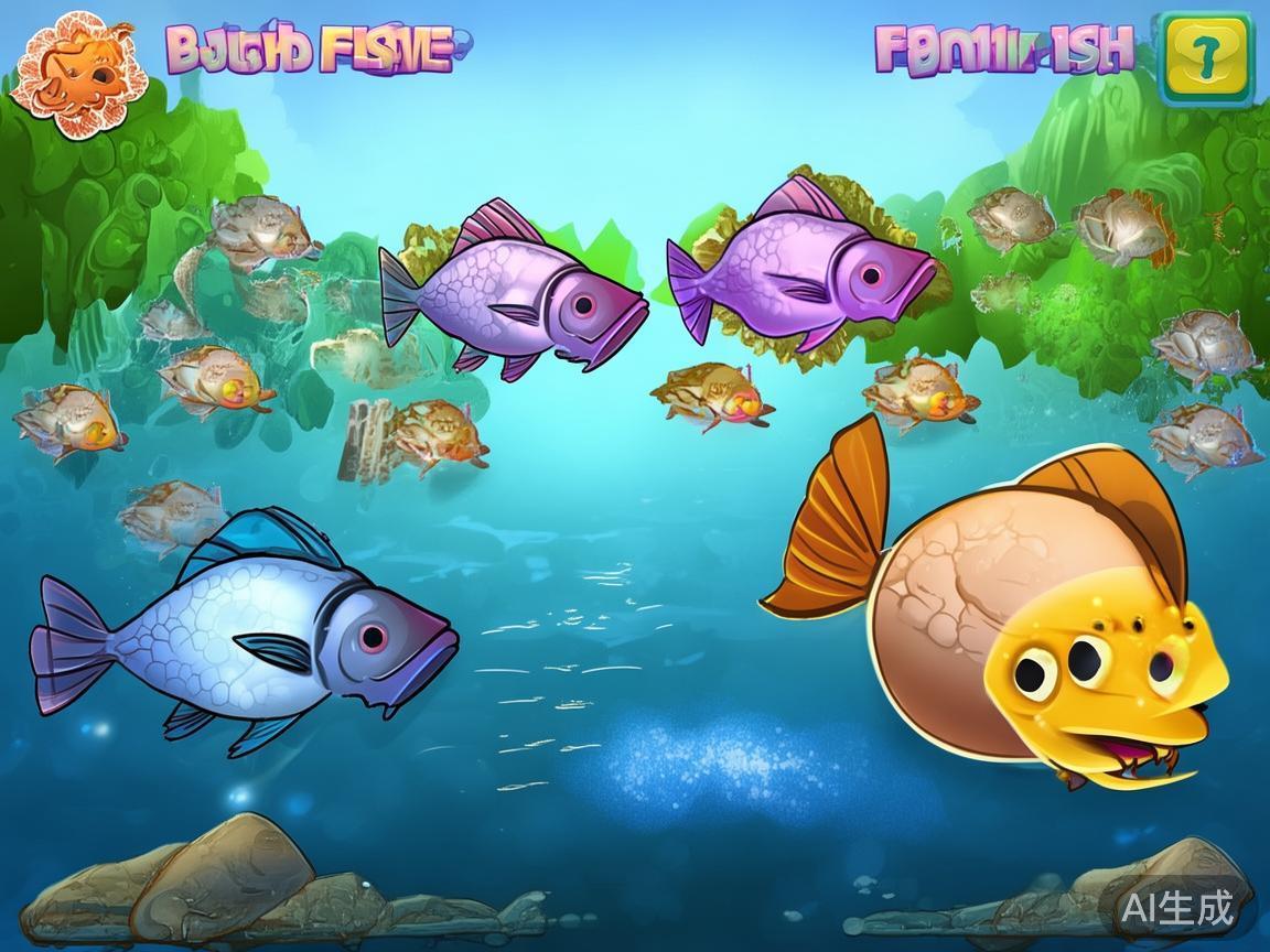 除了普通鱼类，AG捕鱼还设有特殊鱼类，如炸弹鱼、宝